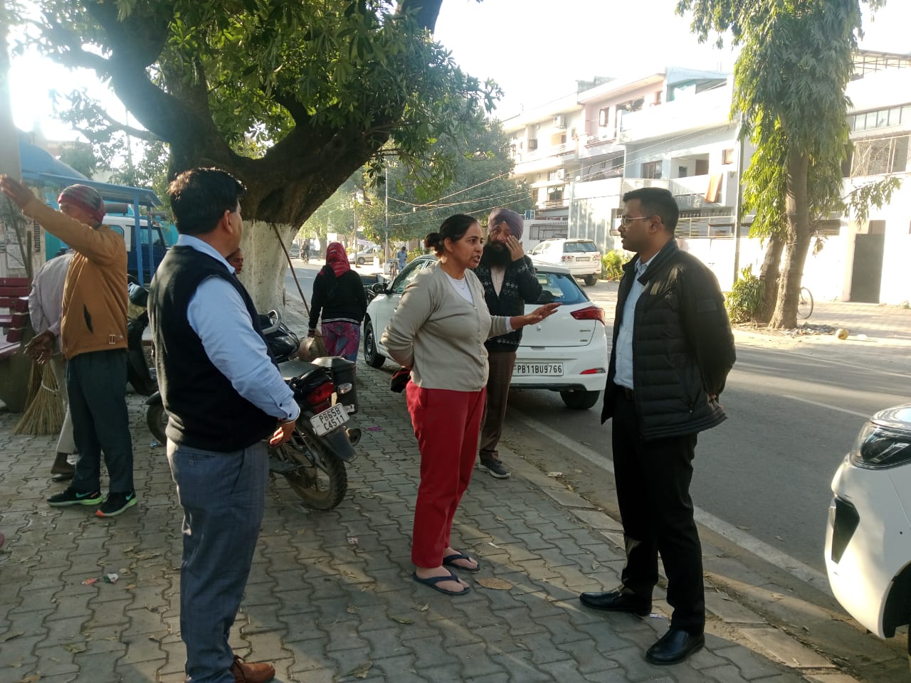 Cleanliness Checking Conducted by Municipal Commissioner Mohali